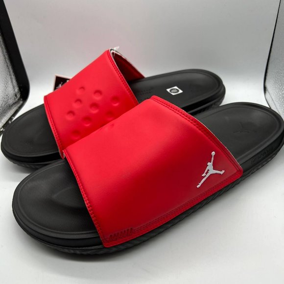 Jordan Other - Air Jordan Play Slide Red/Black Sandals